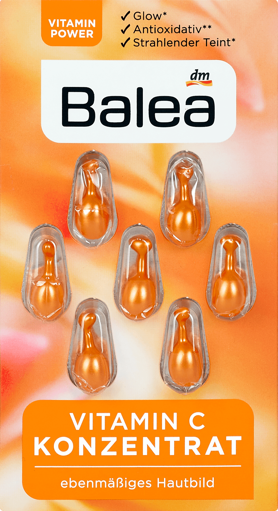 Balea vitamin C concentrate, 7 capsules
