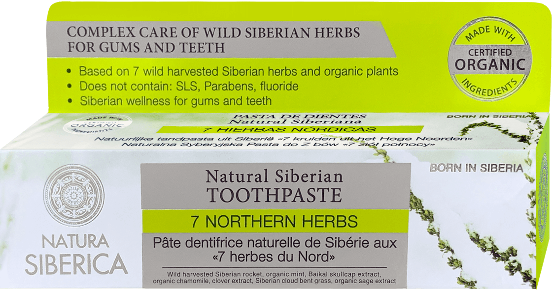 Natura Siberica 7 Northern Herbs toothpaste, 100 g