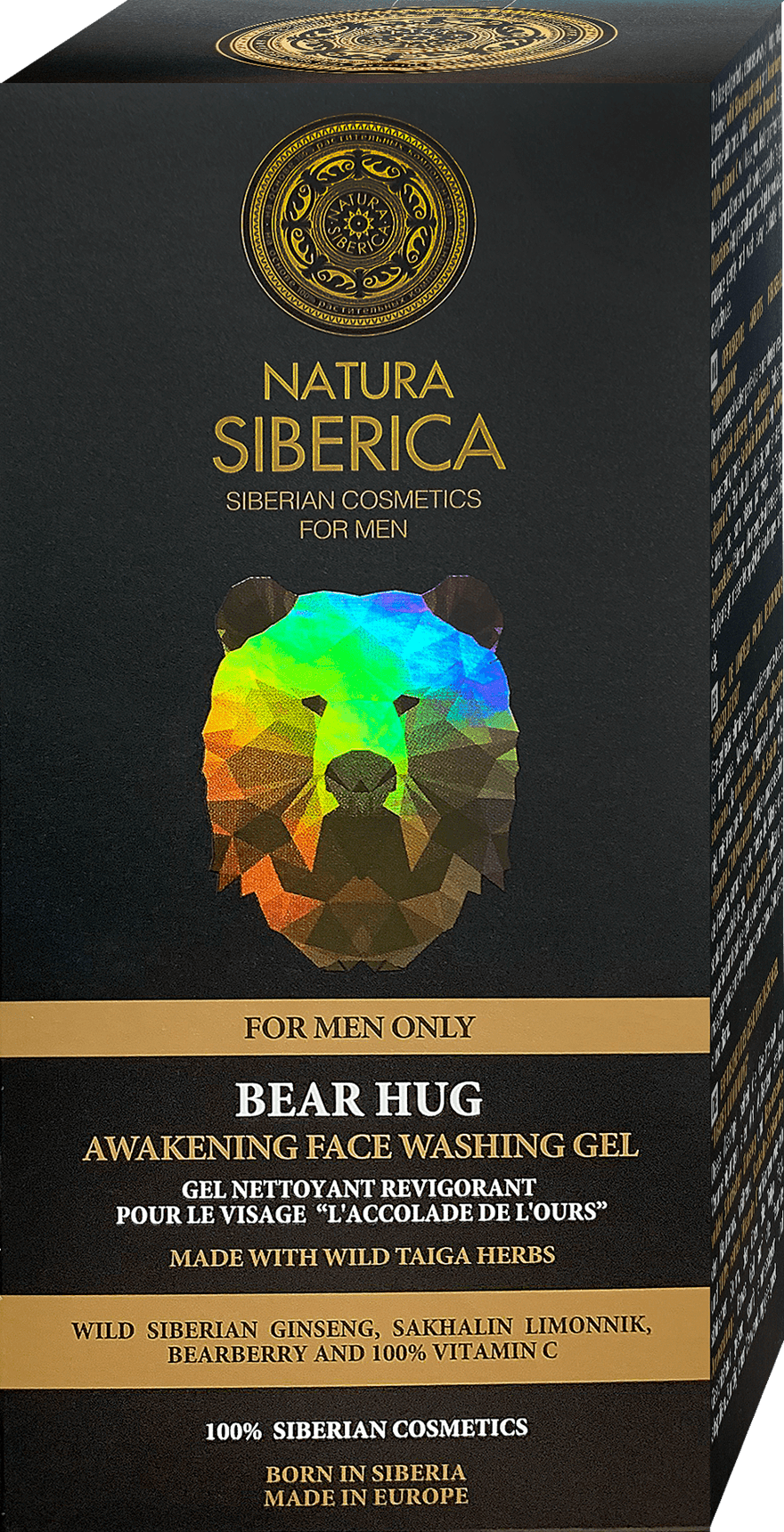 Natura Siberica MEN facial cleansing gel Bear Hug, 150 ml