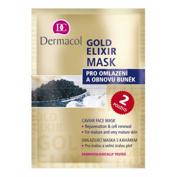 Dermacol Gold Elixir Rejuvenating Caviar Mask 2 x 8 g