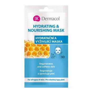 Dermacol Moisturizing and nourishing textile mask 1 pc