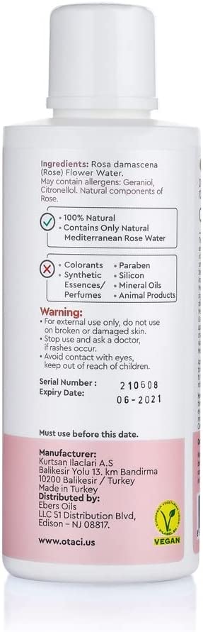 OTACI 100% Natural & Pure Damask Rose Water 150 ml