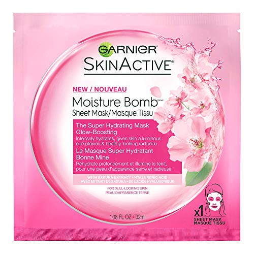 Garnier superhydrating textile mask with sakura extract, 1 pc