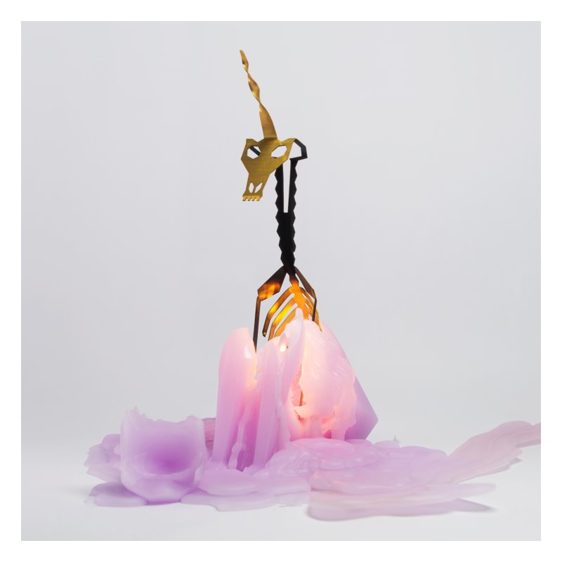 54 Celsius Pyro Pet Lilac Unicorn decorative candle 20.3 cm