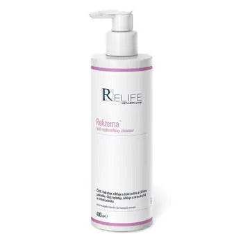 Relife Relizema Lipid replenishing cleanser gel pump dispenser 400 ml