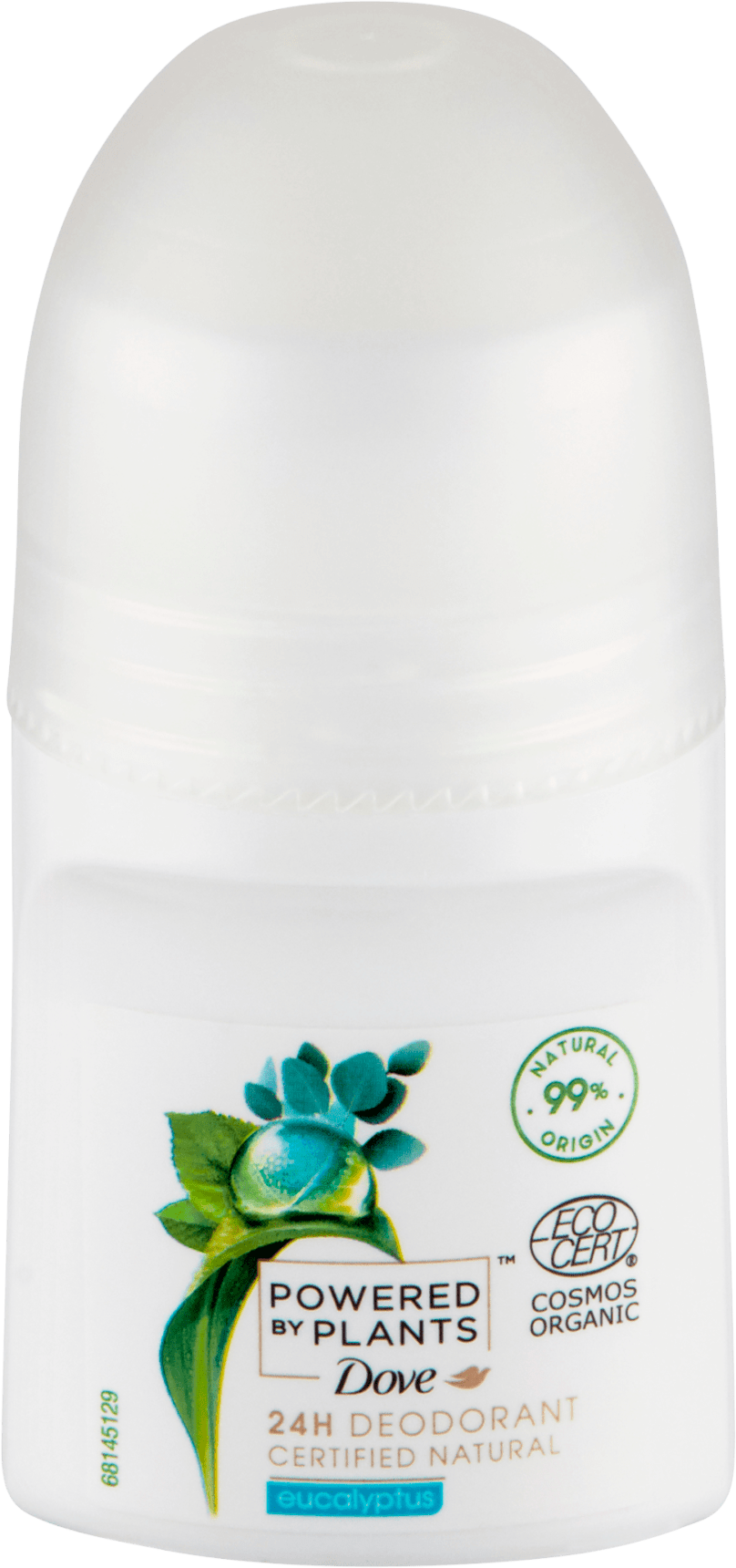 Dove Powered by Plants deodorant roll-on eucalyptus, 50 ml