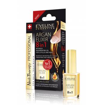 Eveline SPA Argan 8in1 elixir cuticle and nail 12 ml