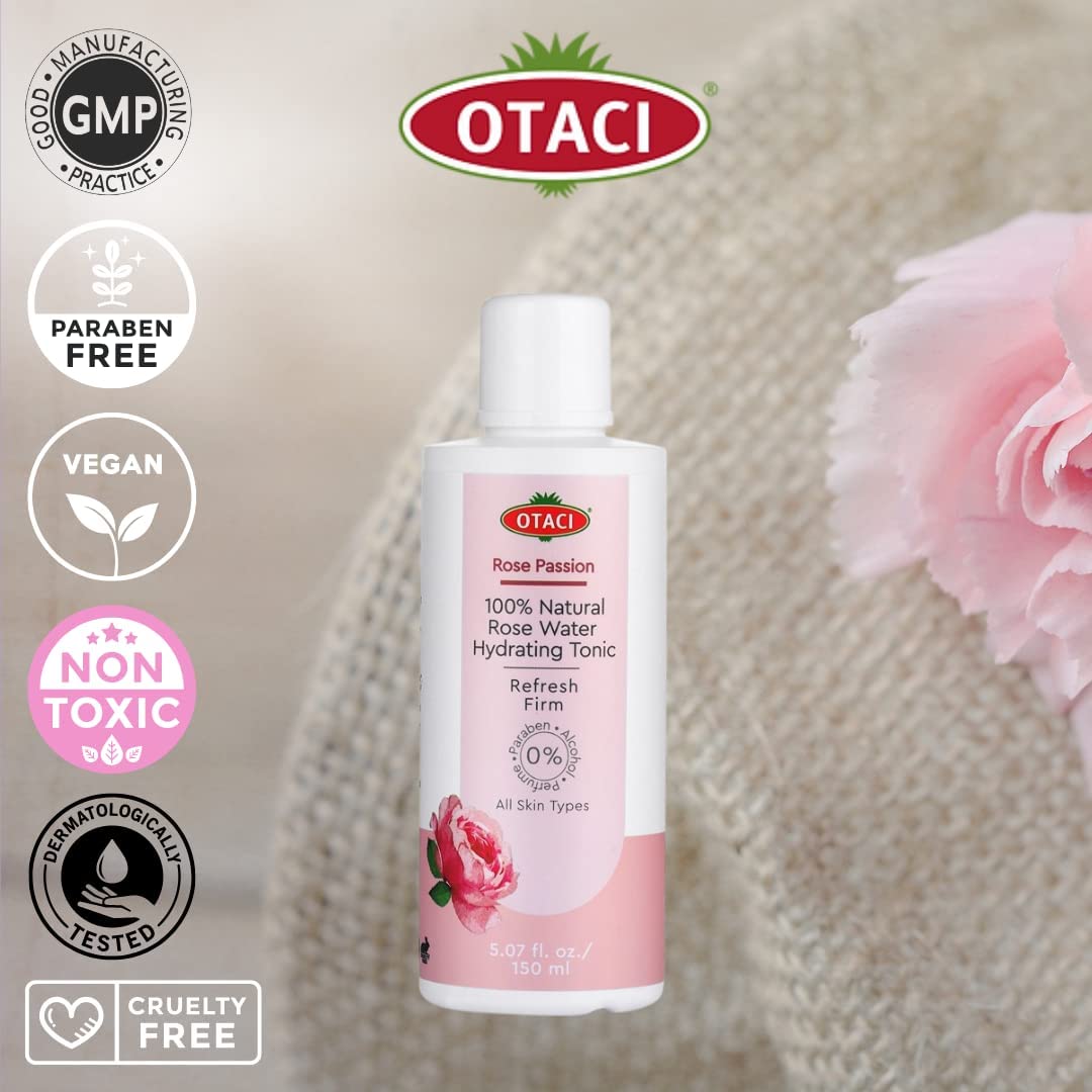 OTACI 100% Natural & Pure Damask Rose Water 150 ml