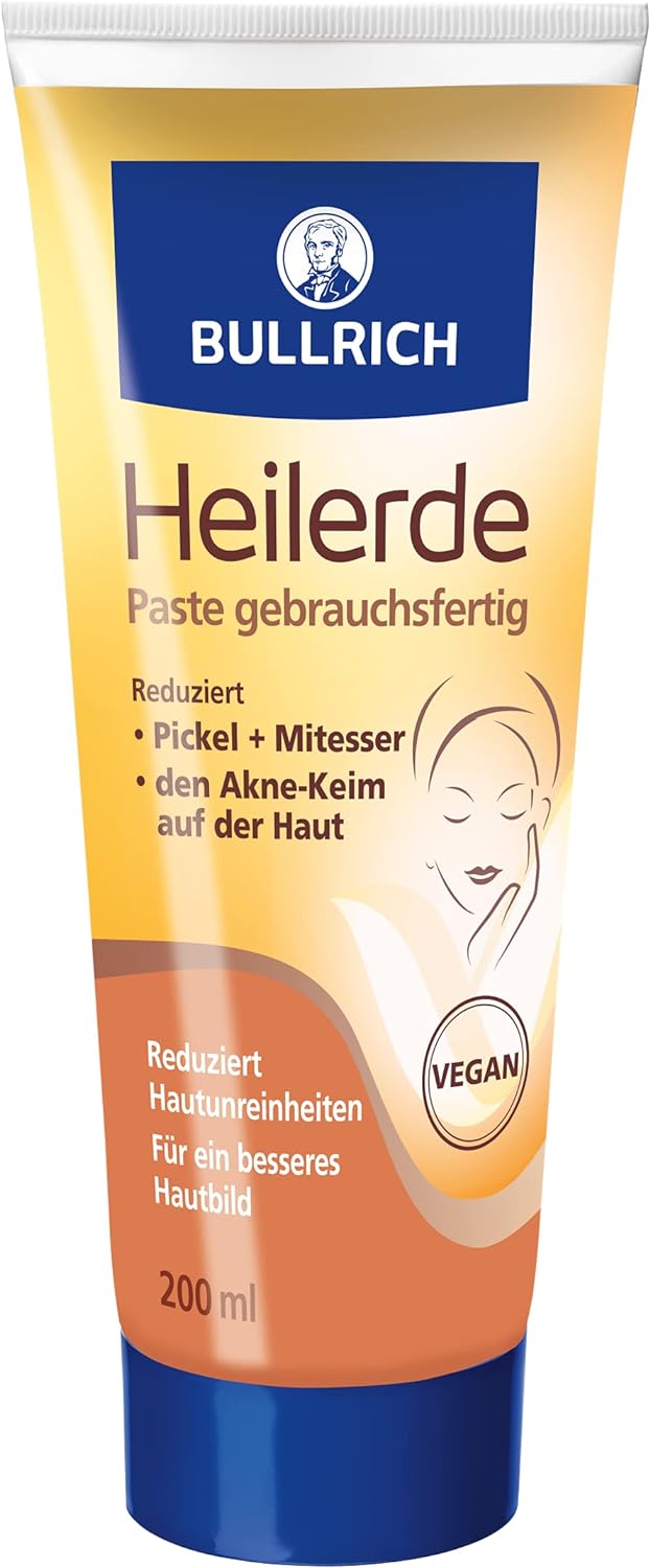 Bullrich Healing Clay Paste for Acne Treatment 200 ml