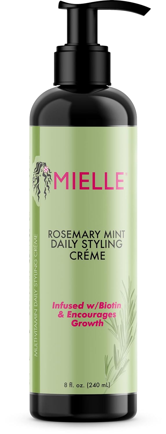 Mielle Rosemary Mint Multi-Vitamin Daily Styling Cream for Defining Curly Hair 240 ml