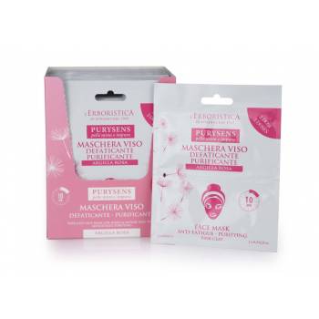Erboristica Face Mask with Pink Clay 2x10 ml