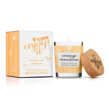 MAGNETIFICO enjoy it! Orange-cinnamon massage candle 70 ml
