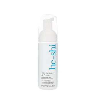 he-shi tan remover & primer foam 150 ml