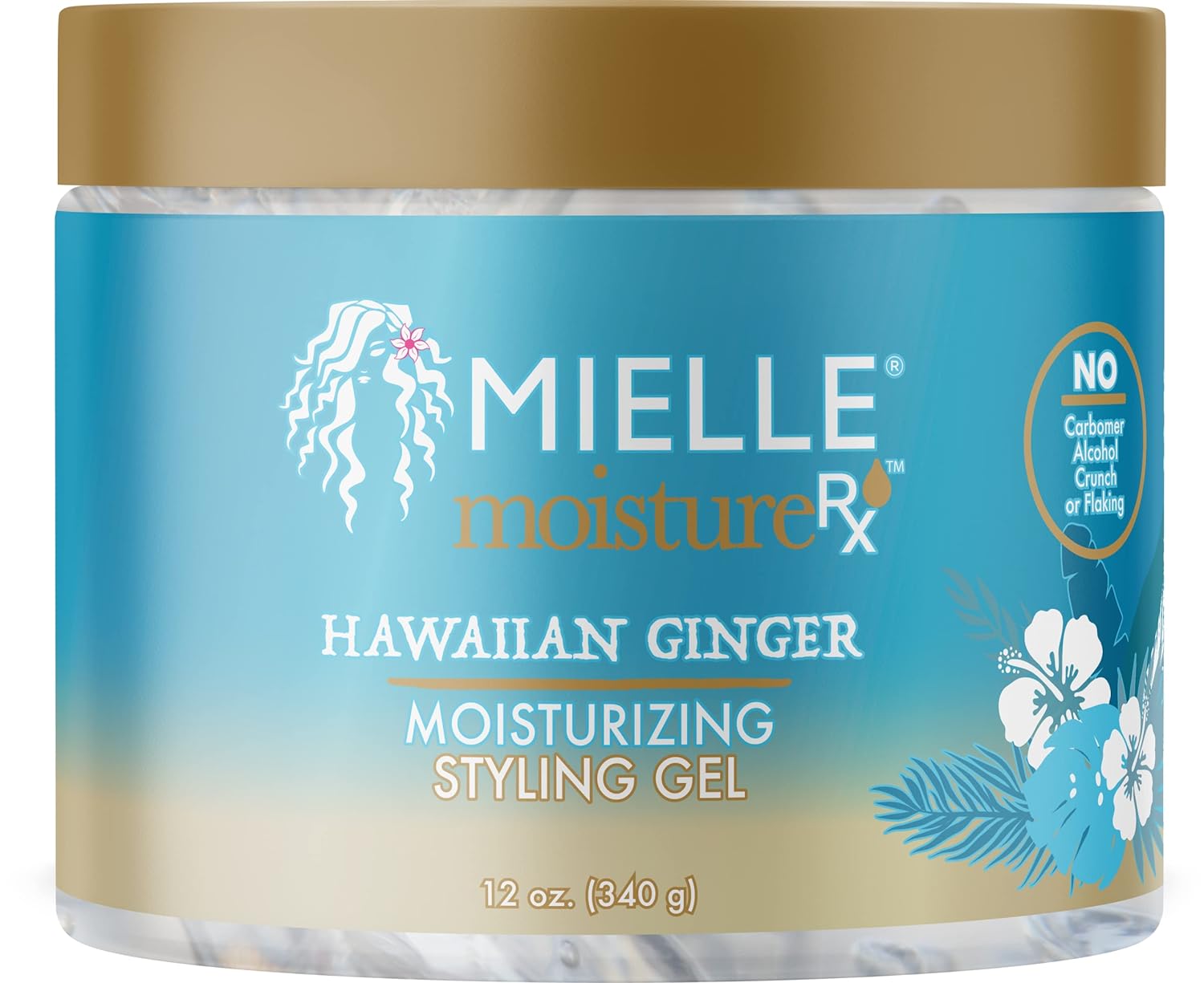 Mielle Organics Moisture RX Hawaiian Ginger Styling Gel 340 g