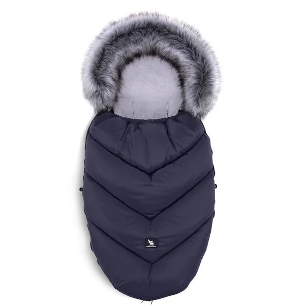 COTTONMOOSE Moose Stroller Footmuff Yukon Blue