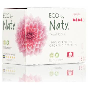 ECO by Naty Super plus ladies tampons 15 pcs