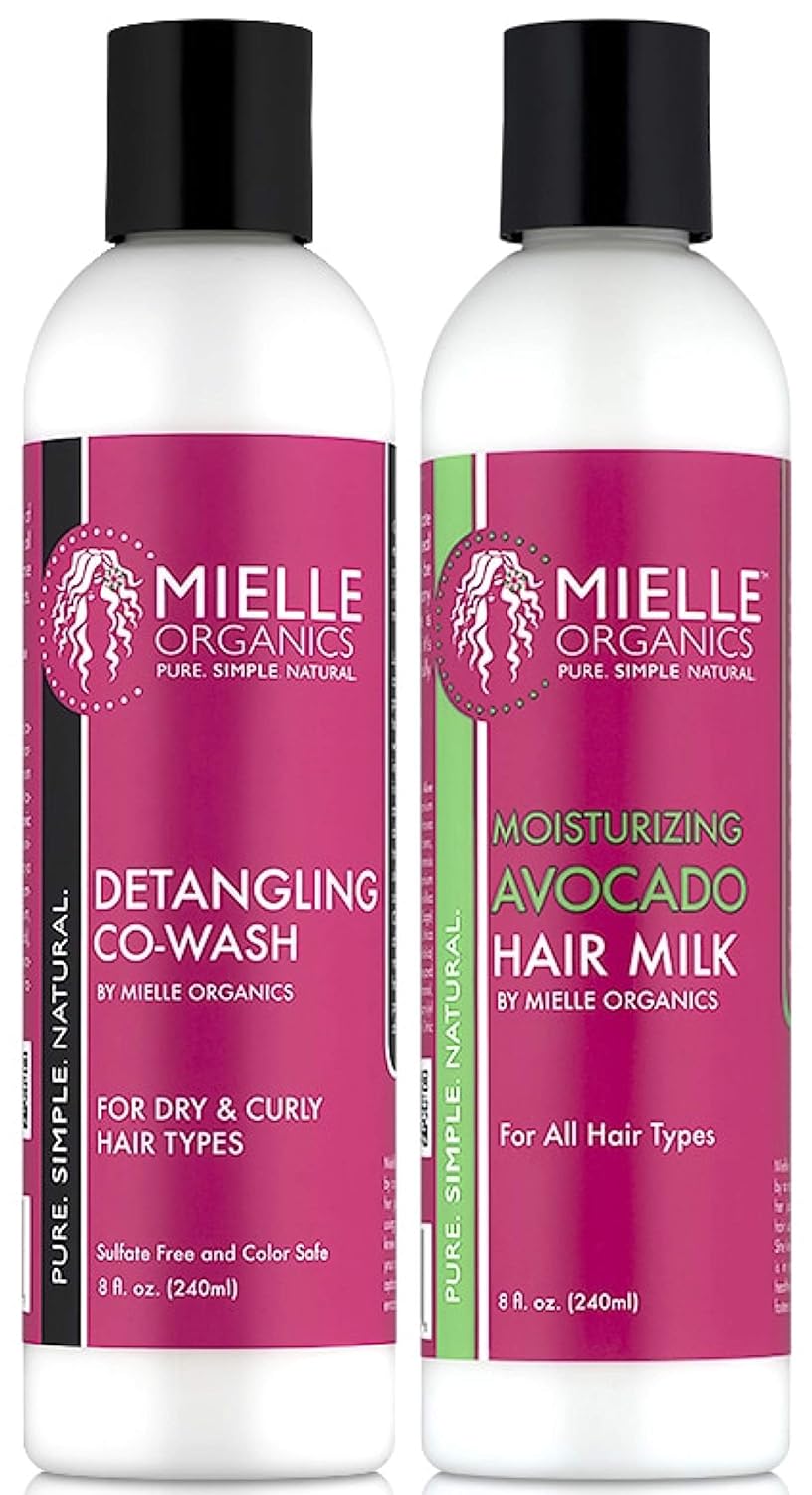 Mielle Avocado Moisturising Hair Milk & Detangling Cowash Hair care set