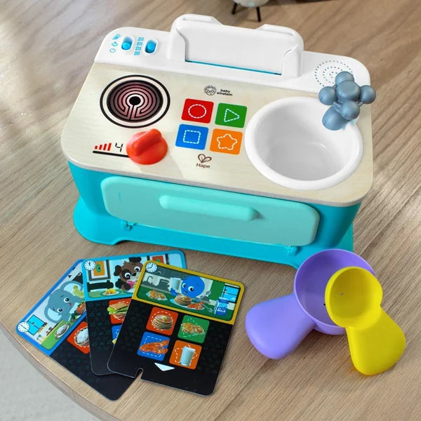 Baby Einstein Musical Kitchen Toy Magic Touch Kitchen™ Pretend to Cook HAPE 9m+