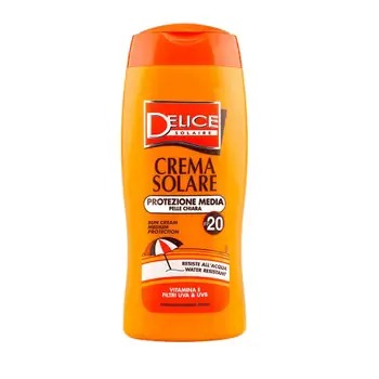 Delice Solaire Sun Cream Medium Protect SPF20 sunscreen 250 ml