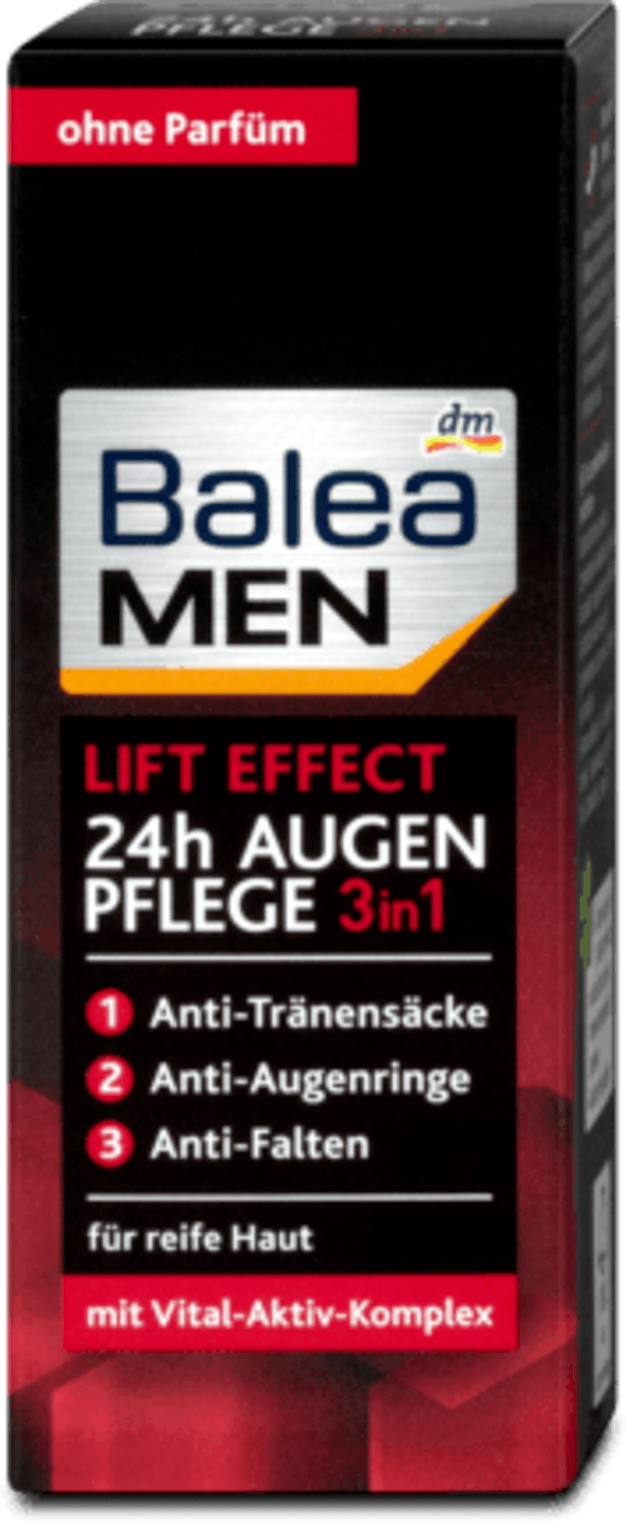 Balea MEN Lift Effect eye cream 24h, 15 ml