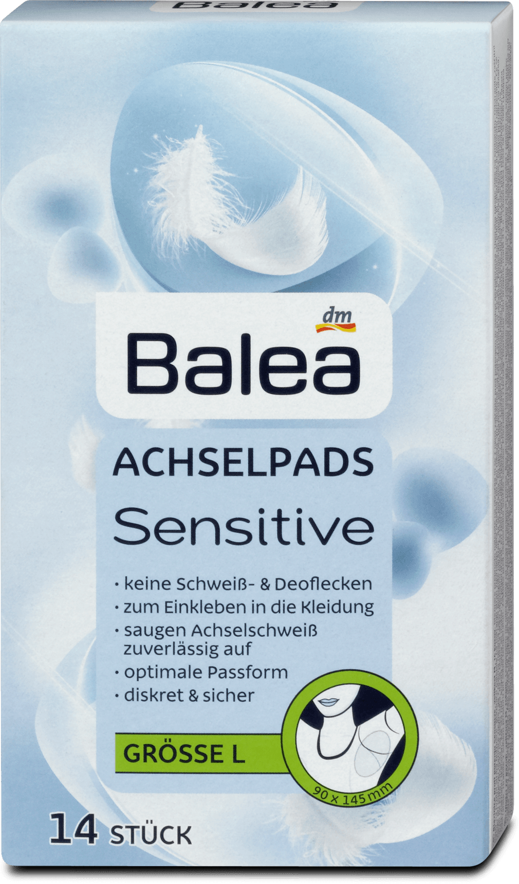 Balea underarm protection size L, 14 pcs