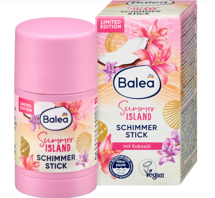 Balea Summer Island glitter stick, 25 g