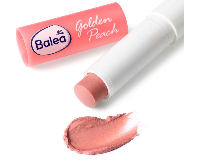 Balea Golden Peach lip balm, 4.8 g