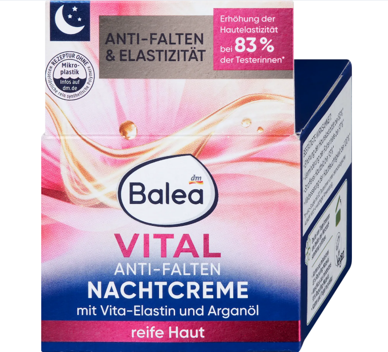 Balea Vital regenerating night cream, 50 ml