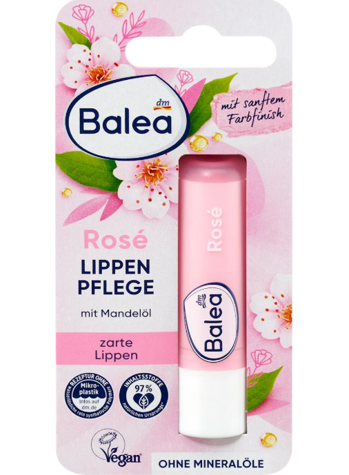 Balea Rosé lip balm, 4.8 g