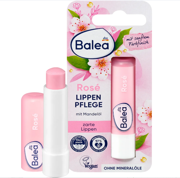 Balea Rosé lip balm, 4.8 g