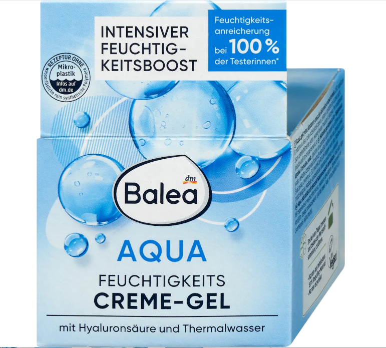 Balea Aqua facial moisturizing cream-gel, 50 ml