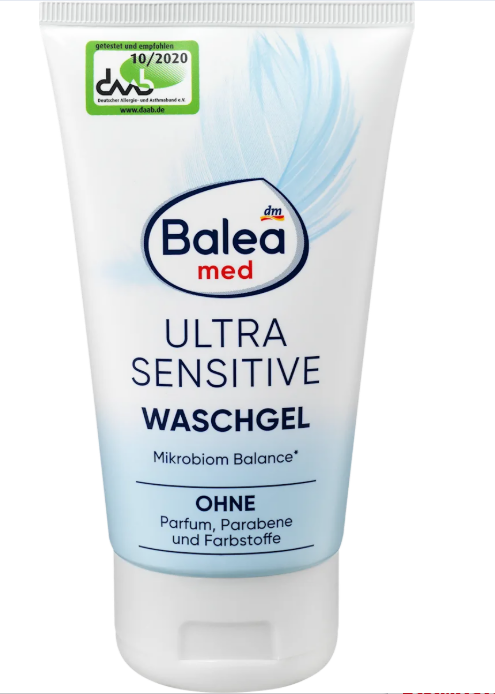 Balea Med Ultra Sensitive facial cleansing gel, 150 ml