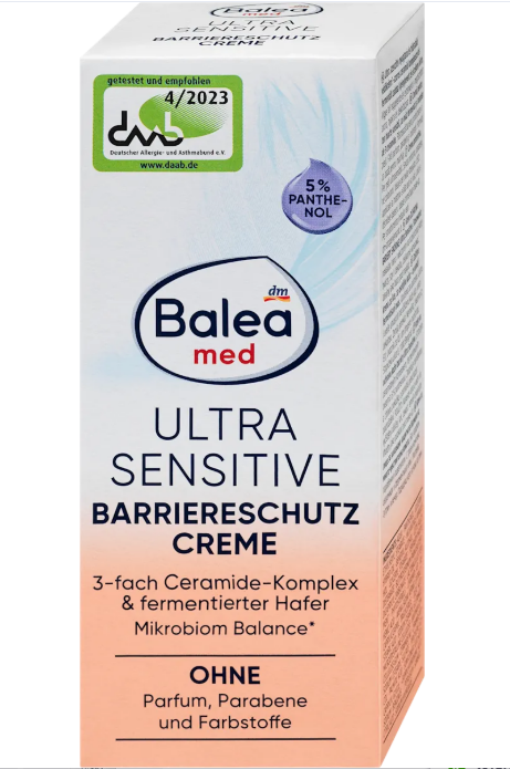 Balea Med Ultra Sensitive skin barrier protection cream, 50 ml