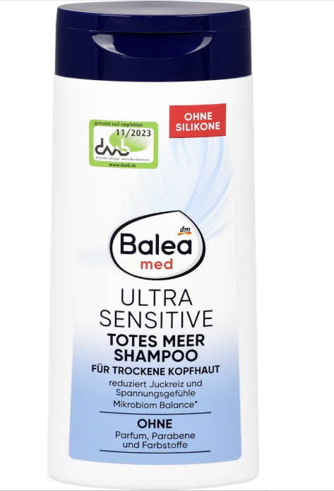 Balea Med Ultra Sensitive shampoo with Dead Sea salt, 250 ml