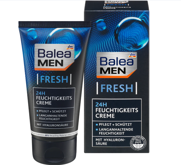 Balea MEN Fresh moisturizing face cream, 75 ml