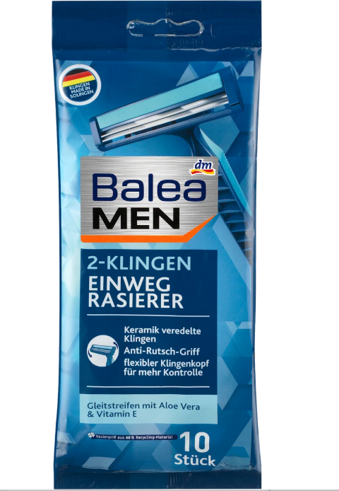 Balea MEN disposable razors, 10 pcs