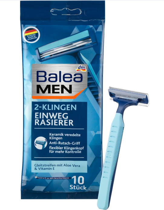 Balea MEN disposable razors, 10 pcs