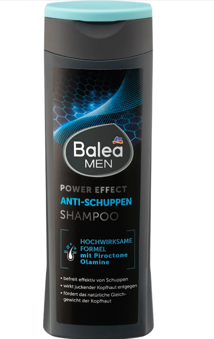 Balea MEN Power Effect anti-dandruff hair shampoo, 250 ml