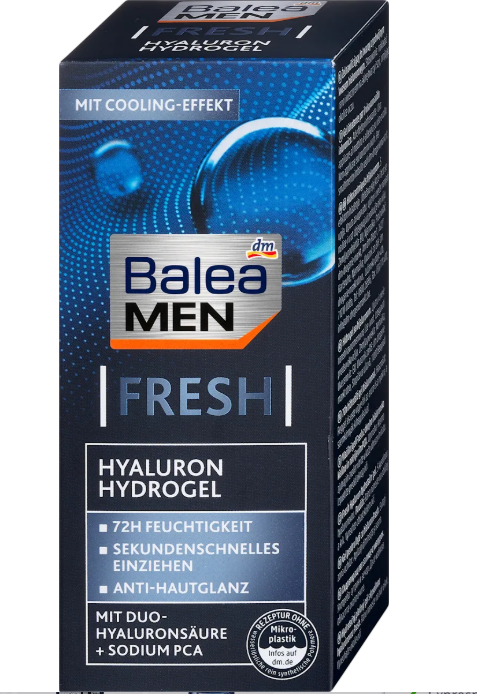 Balea MEN Fresh Hyaluron moisturizing gel, 75 ml