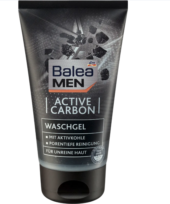 Balea MEN Active Carbon washing gel, 150 ml