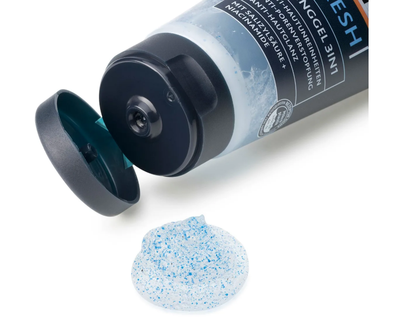 Balea MEN Fresh 3-in-1 facial peeling gel, 100 ml