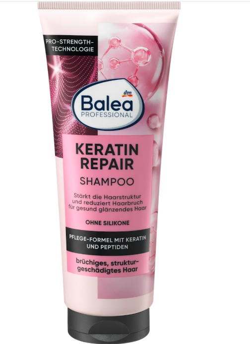Balea PROFESSIONAL Keratin Repair hair shampoo, 250 ml