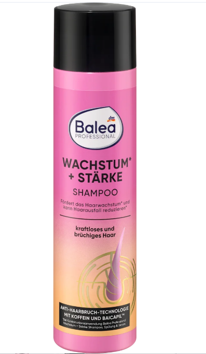 Balea PROFESSIONAL hair growth + strength shampoo, 250 ml