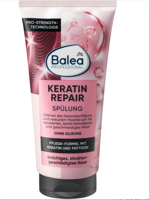 Balea PROFESSIONAL Keratin Repair hair balm, 200 ml
