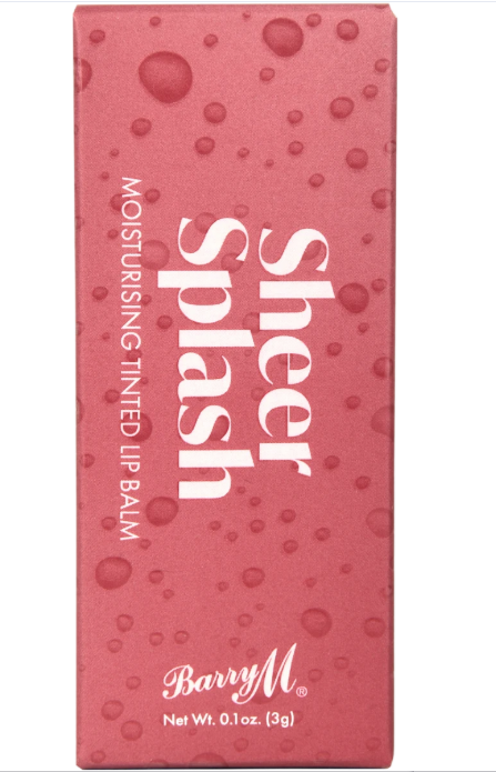 BarryM Sheer Splash Lip Balm Raspberry Refresh, 3 g