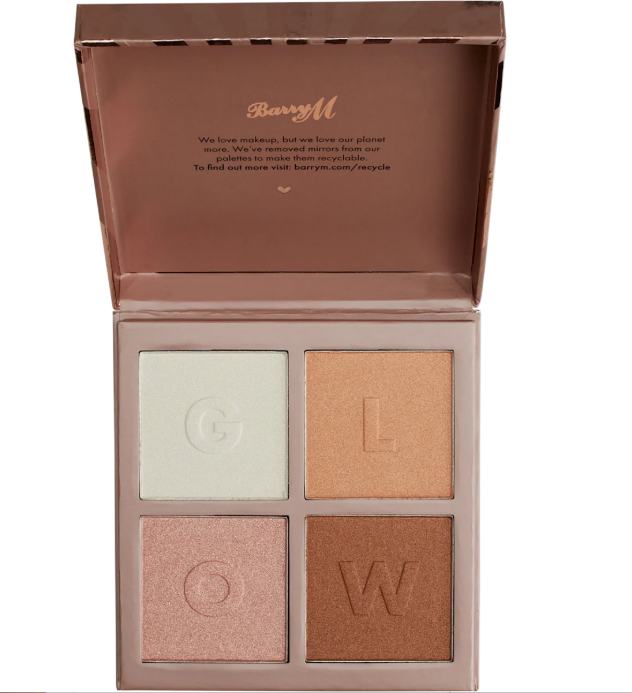 BarryM Glow Beam Highlighter Palette, 16 g