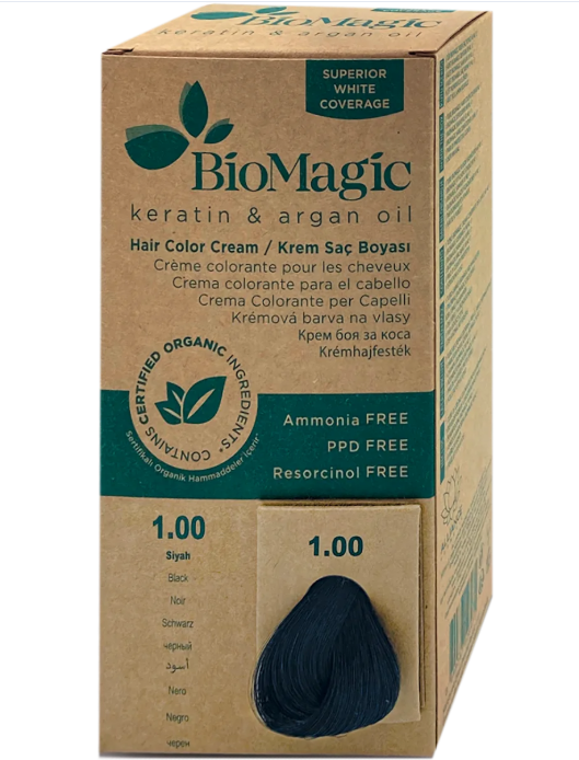 BioMagic hair color Black 1.00