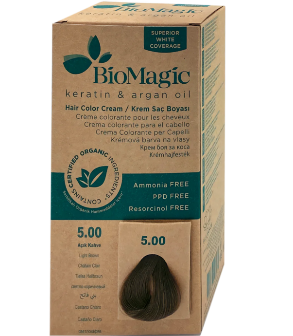 BioMagic hair color Light Brown 5.00