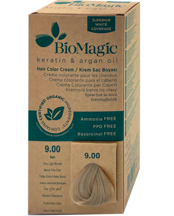 BioMagic hair color Very Light Blonde 9.00