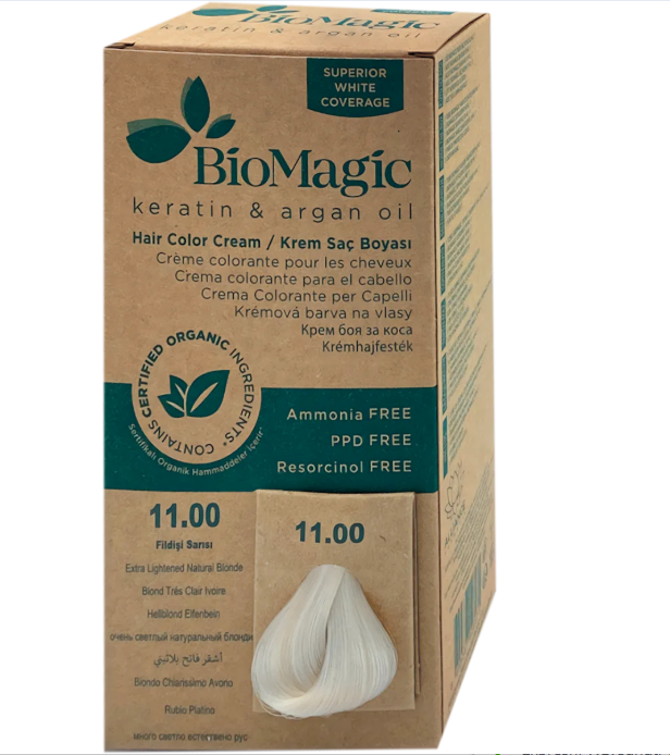 BioMagic hair color Extra Light Natural Blonde 11.00